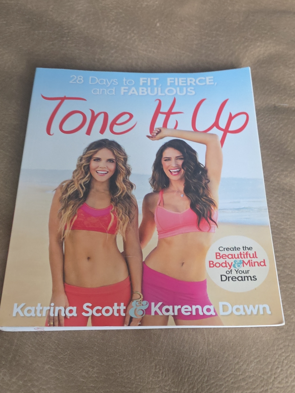 adidas Pink and Coral Tone It Up Fitness Book Cover